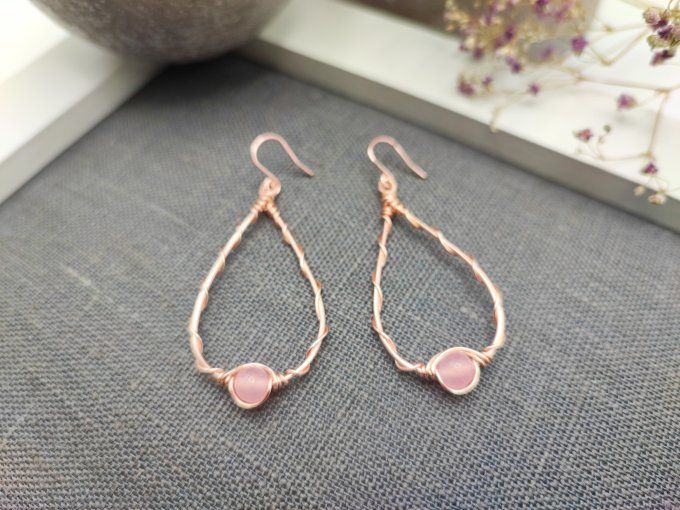 Boucles d'oreilles Flore