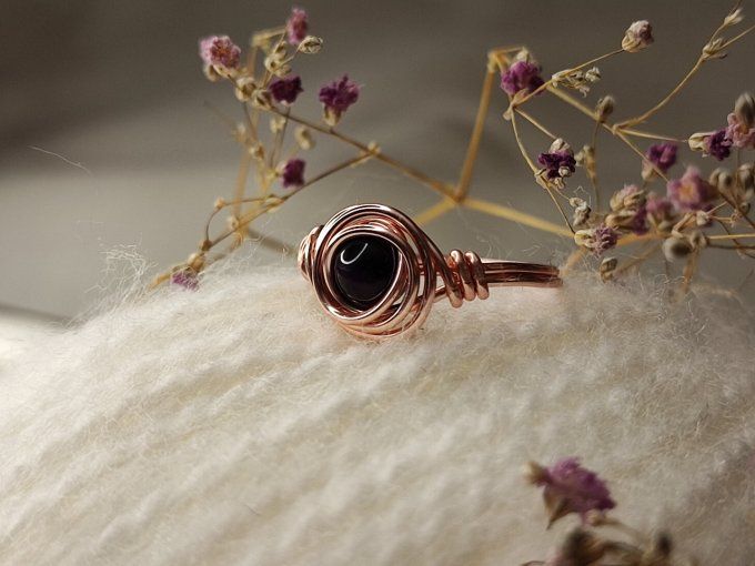 Bague Luna noire